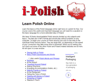 Tablet Screenshot of i-polish.com